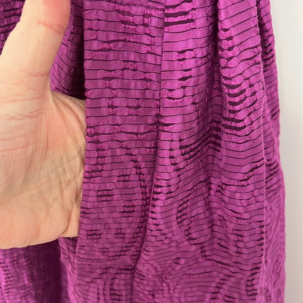 Nanette Lepore Size 6 Purple Halter A-Line Sun Dress with Pockets - Picture 11 of 14